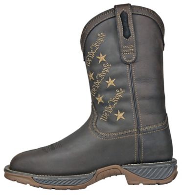 Image showing 6 th HOSS Boot Company We The People Men's Composite Toe Waterproof Pull-On Western Work Boots EH Slip Resistant, 11 in.