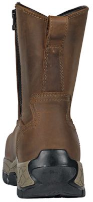 Image showing 5 th HOSS Boot Company Recon Men's Composite Toe Waterproof Side Zip Work Boots EH Slip Resistant, 8 in.