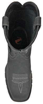 Image showing 2 th HOSS Boot Company We The People Men's Composite Toe Waterproof Western Pull-On Work Boots EH Slip Resistant, 11 in.