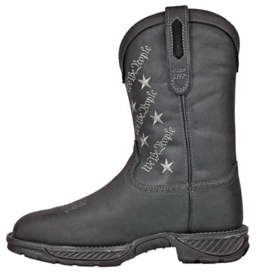 Image showing 6 th HOSS Boot Company We The People Men's Composite Toe Waterproof Western Pull-On Work Boots EH Slip Resistant, 11 in.