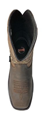 Image showing  Showdown Men's Composite Toe Waterproof Western Work Boots EH Slip Resistant, 11 in.