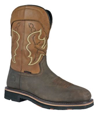 HOSS Boot Company Showdown Men's Composite Toe Waterproof Western Work Boots EH Slip Resistant, 11 in.