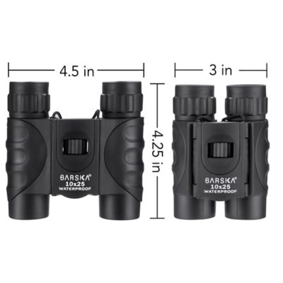 Image showing  10x25mm Blueline Colorado Compact Waterproof Binoculars, Black