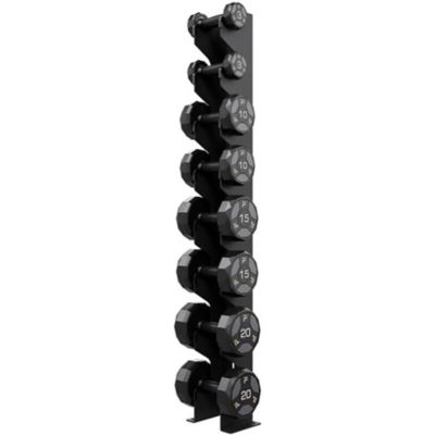 Image showing  Urethane Cardio Dumbbell 20 lb. - Gray (Pair)