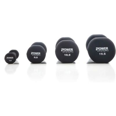 Image showing  Premium Neoprene Coated Dumbbell 1 lb. (Black) (Pair)