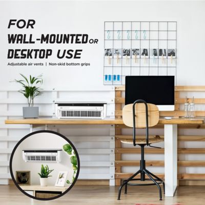 Image showing 6 th IceBox Cooling Mist Fan, Small Portable Fan with Evaporative Humidifier, 3 Speeds, 8.8oz/260ml Tank