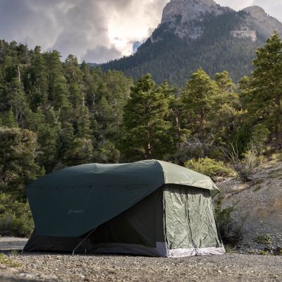 Image showing  T4 Tandem Hub Tent, 4-8 Person, Alpine Green