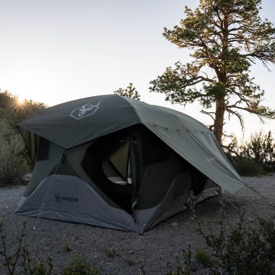 Image showing  T4 Tandem Hub Tent, 4-8 Person, Alpine Green
