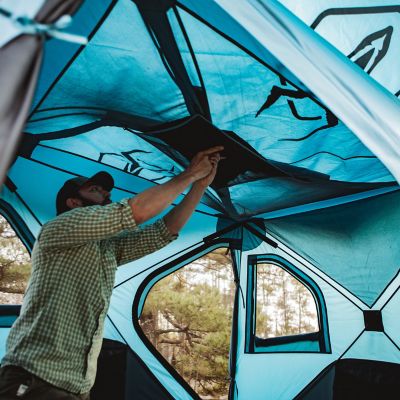Image showing  T3X Hub Tent Overland Edition, 3-Person, Pacific Blue