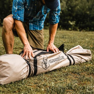 Image showing 5 th Gazelle G5 5-Sided Portable Gazebo, 4-Person & Table, Desert Sand