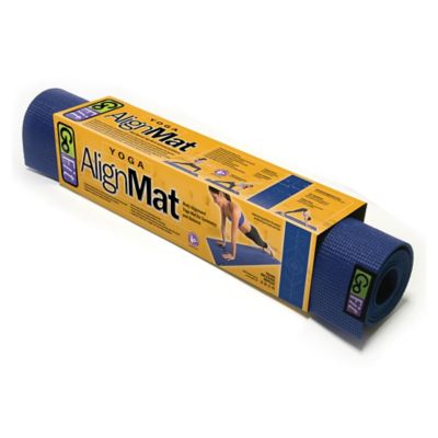 Image showing  AlignMat Body-Alignment Yoga Mat (Blue)