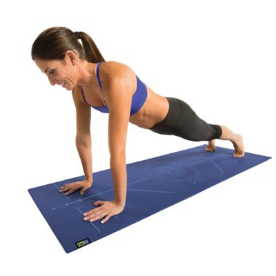 Image showing 9 th GoFit Complete Yoga Kit with Yoga Mat, Foam Block, Strap, Yoga Pose Wall Chart, and Carrying Bag