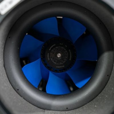 Image showing  10 in Quiet Insulated Inline Duct Fan, 1219 CFM 62dB 120V / 228W (1-Pack)