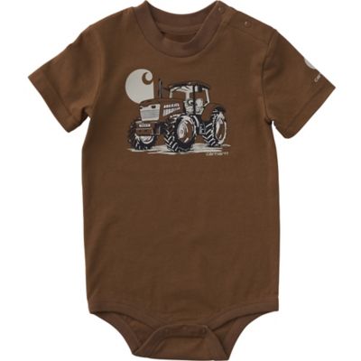 Carhartt Infant Boys' Short Sleeve Tractor Bodysuit