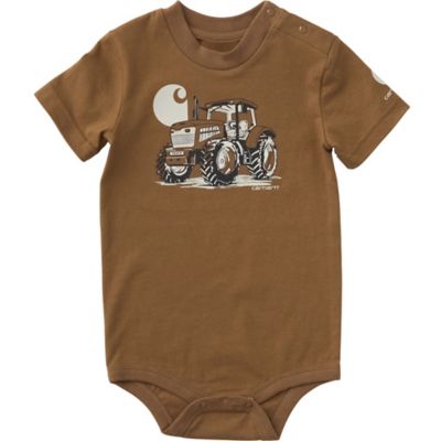 Carhartt Infant Boys' Short Sleeve Tractor Bodysuit