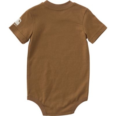 Image showing 1 th Carhartt Infant Boys' Short Sleeve Tractor Bodysuit
