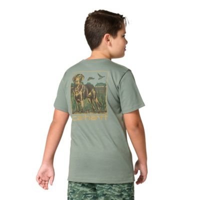 Carhartt Boys' Short Sleeve Dog Graphic Tee