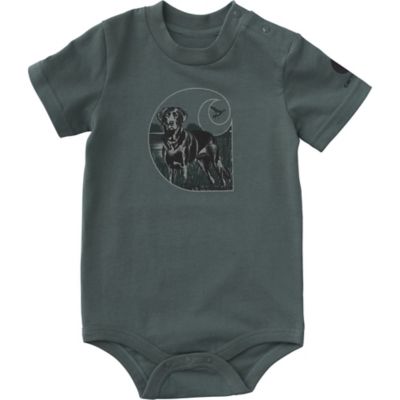 Carhartt Infant Boy Short Sleeve Dog Graphic Bodysuit