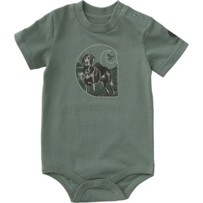 Carhartt Infant Boy Short Sleeve Dog Graphic Bodysuit