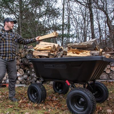 Image showing  Work Wagon 16 cu. ft. Towable Poly Cart, 1800 lb. Capacity