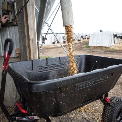 Image showing 6 th Yutrax Work Wagon 16 cu. ft. Towable Poly Cart, 1800 lb. Capacity