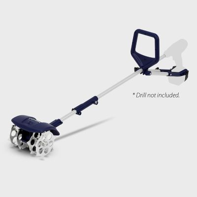 Image showing  Drill-Powered Cultivator, Compatible With Most Cordless Drills