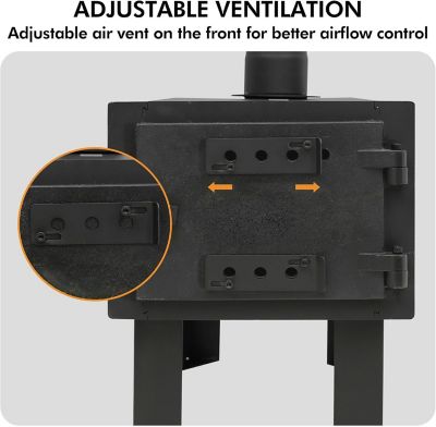 Image showing  Outdoor Portable Wood Burning Stove