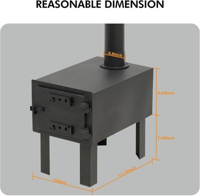Image showing 7 th Vantana Outdoor Portable Wood Burning Stove