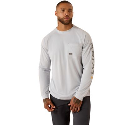 Image showing  Men's Rebar Heat Fighter Long-Sleeve Work T-Shirt