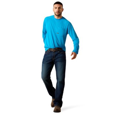 Image showing 2 th Ariat Men's Rebar Heat Fighter Long-Sleeve Work T-Shirt