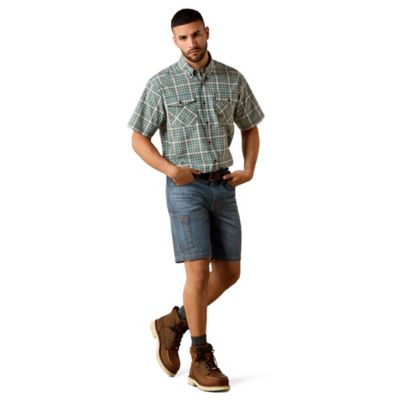 Image showing  Men's Rebar Made Tough DuraStretch Short Sleeve Work Shirt