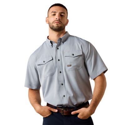 Ariat Men's Rebar Made Tough VentTEK DuraStretch Short Sleeve Work Shirt