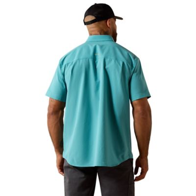 Image showing 1 th Ariat Men's Rebar Made Tough 360 Airflow Short Sleeve Work Shirts