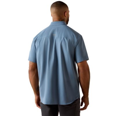 Image showing 1 th Ariat Men's Rebar Made Tough 360 Airflow Short Sleeve Work Shirts