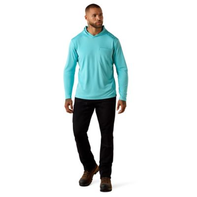 Ariat Men's Rebar Sunblocker Hooded Long-Sleeve T-Shirt
