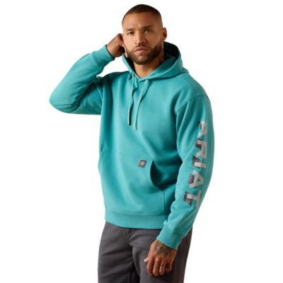 Ariat Men's Rebar Lightweight Logo Hoodie