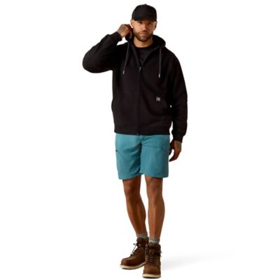 Image showing  Men's Rebar Lightweight Label Full Zip Hoodie
