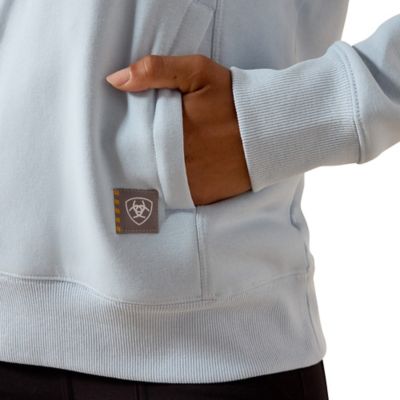 Image showing  Women's Rebar Lightweight Mock 1/2 Zip Sweatshirt