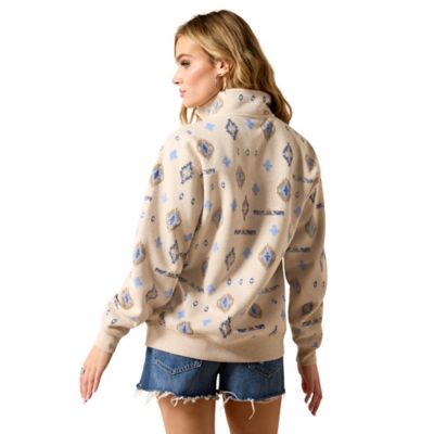 Image showing  Women's Sapphire 1/2 Zip Sweatshirt