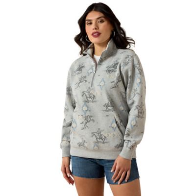 Image showing  Women's Sapphire 1/2 Zip Sweatshirt