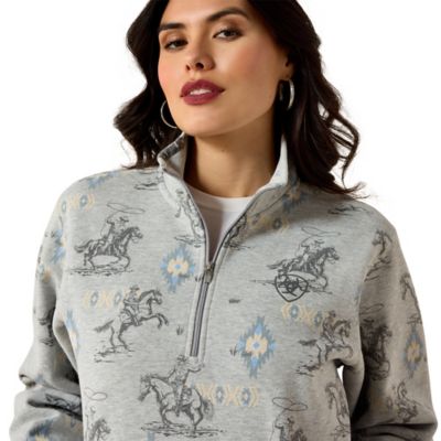 Image showing  Women's Sapphire 1/2 Zip Sweatshirt