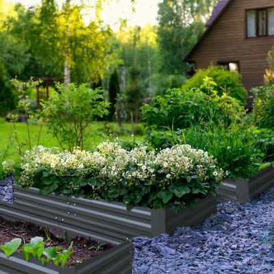 Image showing  12-in x 71-in x 35.5-in Raised Garden Bed