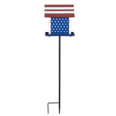 Image showing  Americana Metal Outdoor Bird Feeder