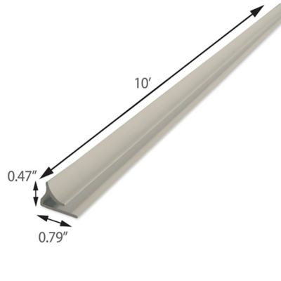 Image showing 2 th Palclad J End Cap Almond 10 ft.