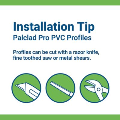 Image showing 6 th Palclad J End Cap White 10 ft.