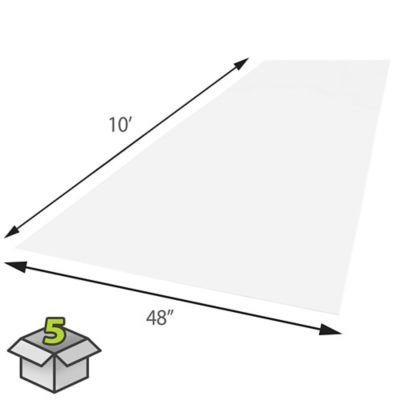 Image showing  Pro HC .079 in. White 48 in. x 120 in. (5 pack)