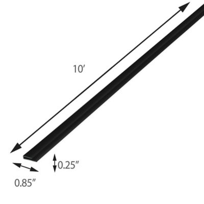 Image showing  J End Cap Black 10 ft.