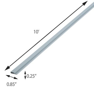 Image showing  J End Cap Dolphin Gray 10 ft.