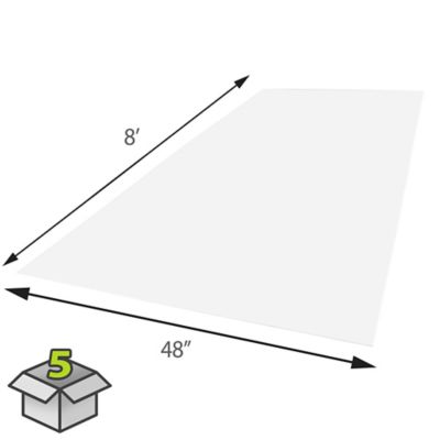 Image showing  Pro HC .079 in. White 48 in. x 96 in. (5 pack)