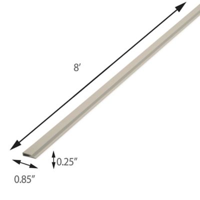 Image showing  J End Cap Almond 8 ft.